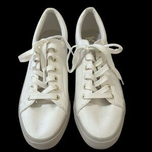 Keds Women’s Jump Kick Sneaker, Snow White Canvas, size 10, NWOT